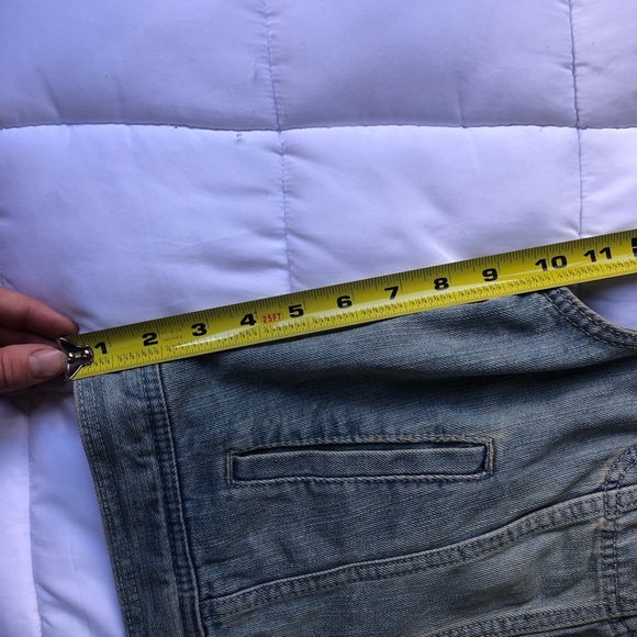 Chaps Faded Denim Vest - Picture 10 of 12